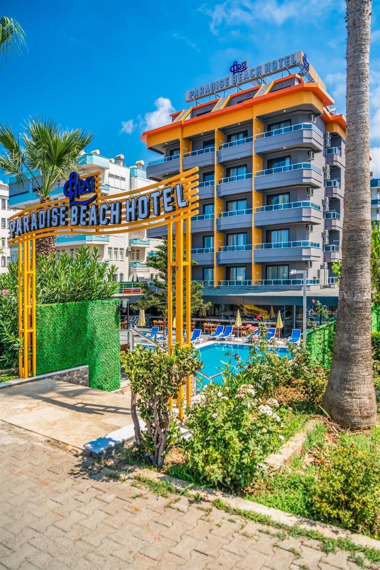 Arsi Paradise Beach Hotel Alanya Exterior photo